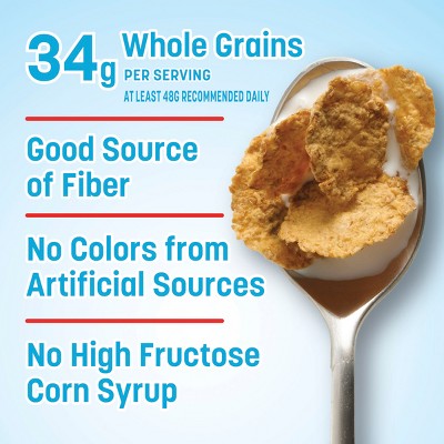 Total Whole Grain Cereal - 16oz - General Mills: No Artificial Sweeteners, No High Fructose Corn Syrup