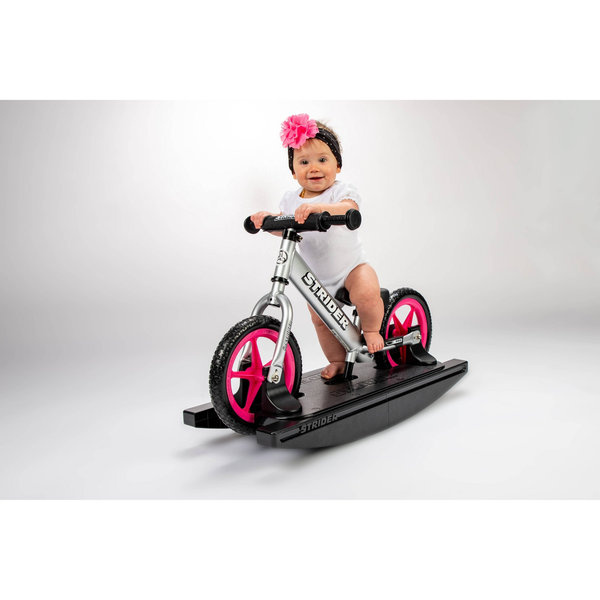 Strider 12" Pro 2-in-1 Rocking Bike - Silver