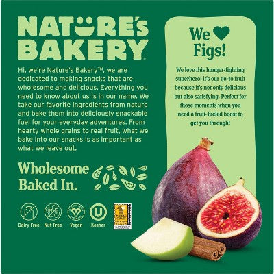 Nature's Bakery Apple Cinnamon Fig Snack Bars - 12oz/6ct