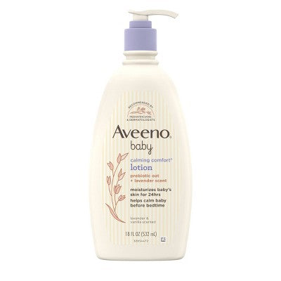 Aveeno Baby Calming Comfort Moisturizing Body Lotion - Lavender & Vanilla Scents