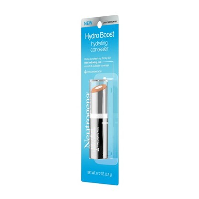Neutrogena Hydro Boost Hydrating Concealer Stick with Hyaluronic Acid for Dry Skin - 30 Light/Medium - 0.12oz