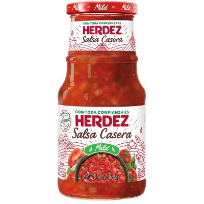 Herdez Salsa Casera Mild 16oz: Primary Flavors, Spice Level Mild