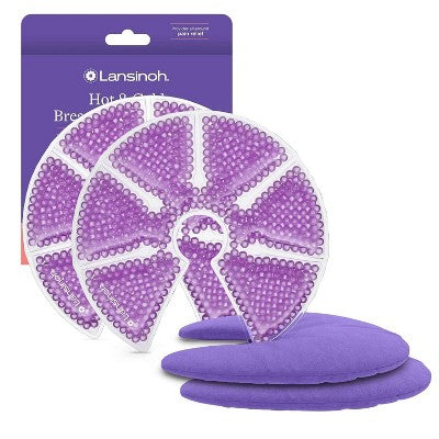 Lansinoh Therapy Packs with Soft Covers, Hot and Cold Breast Pads - 2pk