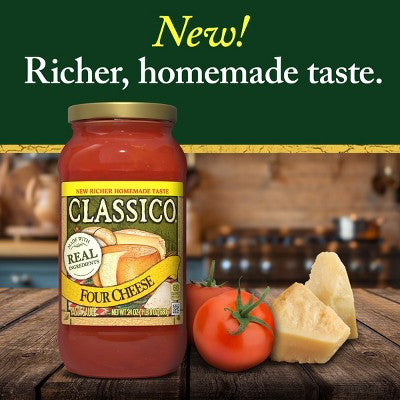 Classico Four Cheese Pasta Sauce 24oz