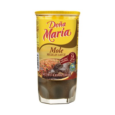 Dona Maria Mole Sauce 8.25oz: Mild Spice Level