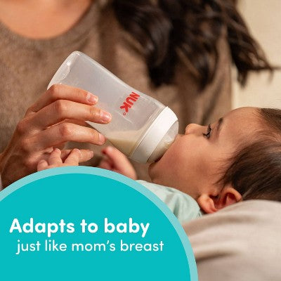 NUK Perfect Match Baby Bottle - Medium Flow - 8oz