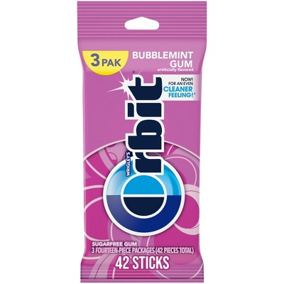 Orbit Sugar-Free Bubblemint Gum Multipack - 14ct/3pk