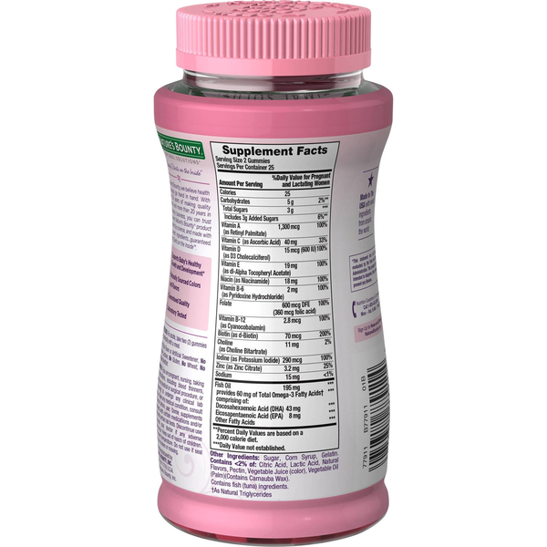 Nature's Bounty Optimal Solutions Prenatal Gummies - Strawberry - 50ct