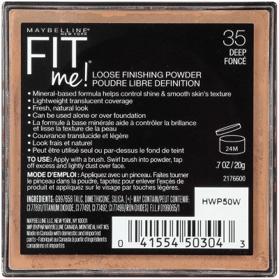 Maybelline Fit Me Loose Powder - 35 Deep - 0.7oz