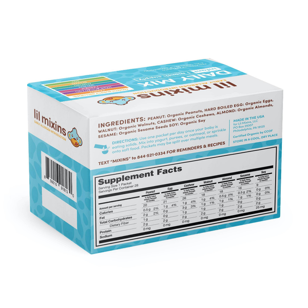 Lil Mixins Daily Mix, Early Allergen Introduction Powder