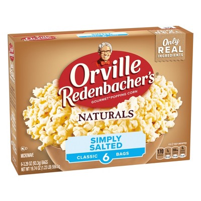 Orville Redenbacher's Simply Salted Microwave Popcorn - 6ct/19.74oz