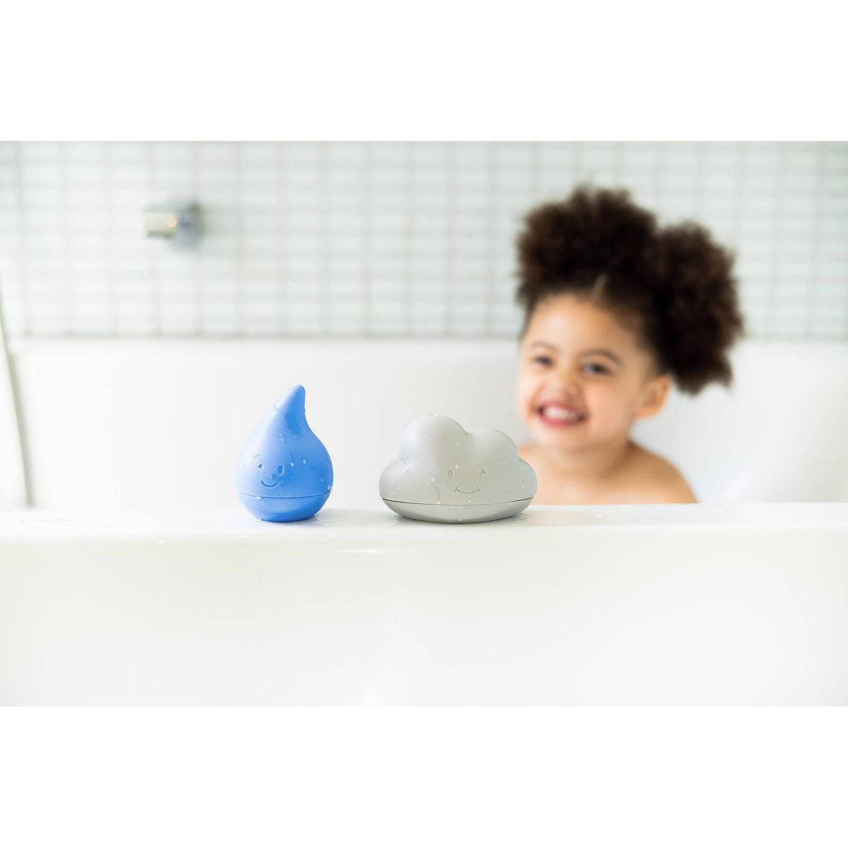 Ubbi Contemporary Cloud and Droplet Bath Squeeze Toy
