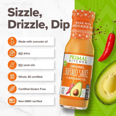 Primal Kitchen Dairy-Free Buffalo Sauce - 8.5oz