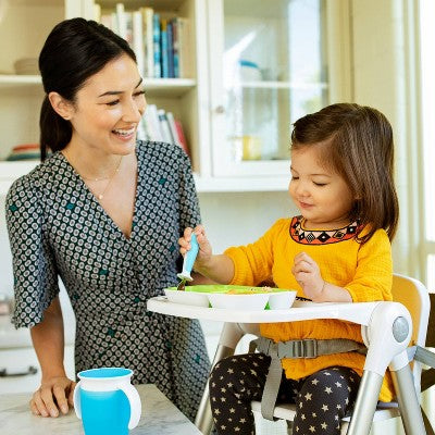 Munchkin Raise Toddler Fork and Spoon Set - 2pk – Blue