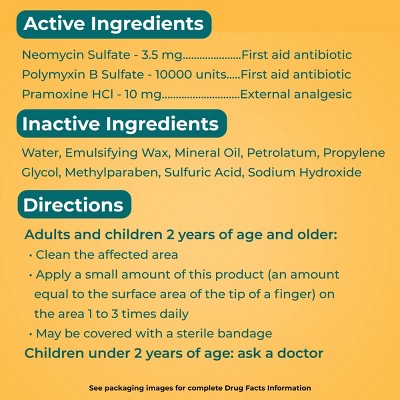Neosporin Antibiotic and Pain Relieving Cream for Children - 0.5oz
