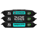 DUDE Wipes Mint Chill Flushable Wipes Infused with Tea Tree Oil - 144ct