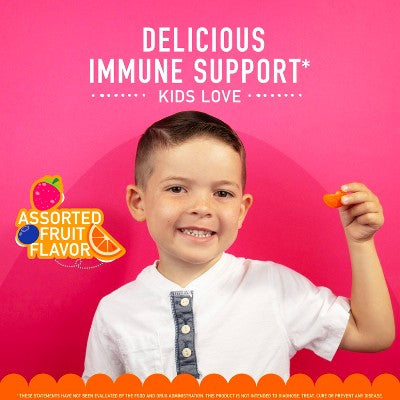 Airborne Kids Immune Support Gummies with Vitamin C & Zinc - Assorted Fruit - 42ct