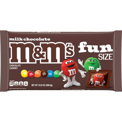 M&M's Fun Size Milk Chocolate Halloween Candy - 10.53oz
