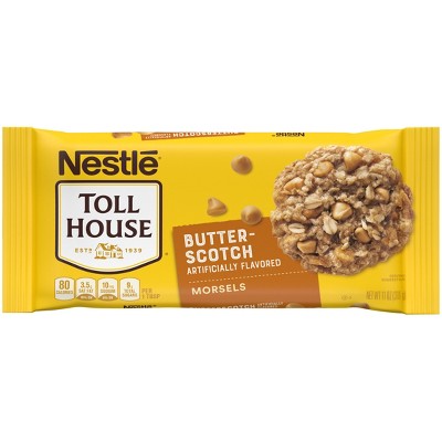 Nestle Toll House Butterscotch Chips for Cookie Baking - 11oz: Gluten-Free, No Artificial Preservatives
