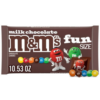 M&M's Fun Size Milk Chocolate Halloween Candy - 10.53oz