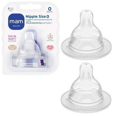 MAM Bottle Nipples - 2pk
