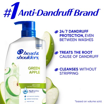Head & Shoulders Green Apple 2-in-1 Anti Dandruff Shampoo & Conditioner for Dry & Itchy Scalp