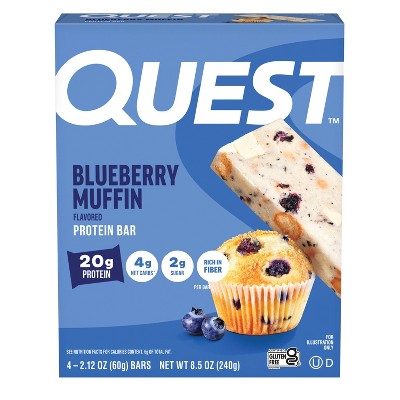 Quest Nutrition Nutrition Protein Bar - Blueberry Muffin - 4ct