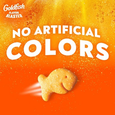 Goldfish Flavor Blasted Xtra Cheddar Cheese Crackers Bag - 6.6oz: No High Fructose Corn Syrup, Oven Baked