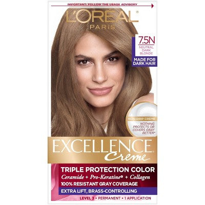 L'Oreal Paris Excellence Triple Protection Permanent Hair Color - 6.3 fl oz
