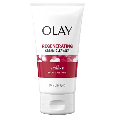 Olay Regenerist Cream Face Wash with Vitamin C and BHA - Scented - 5 fl oz