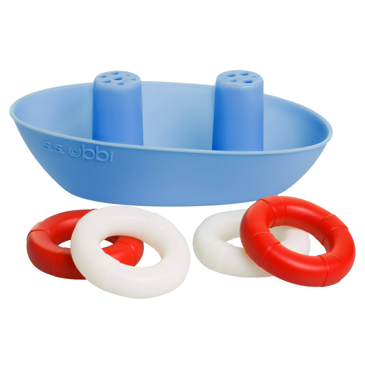 Ubbi Boat and Buoys Bath Toys