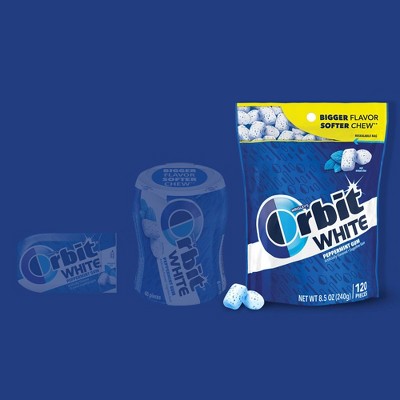Orbit White Peppermint Gum Bulk - 8.5oz/120ct