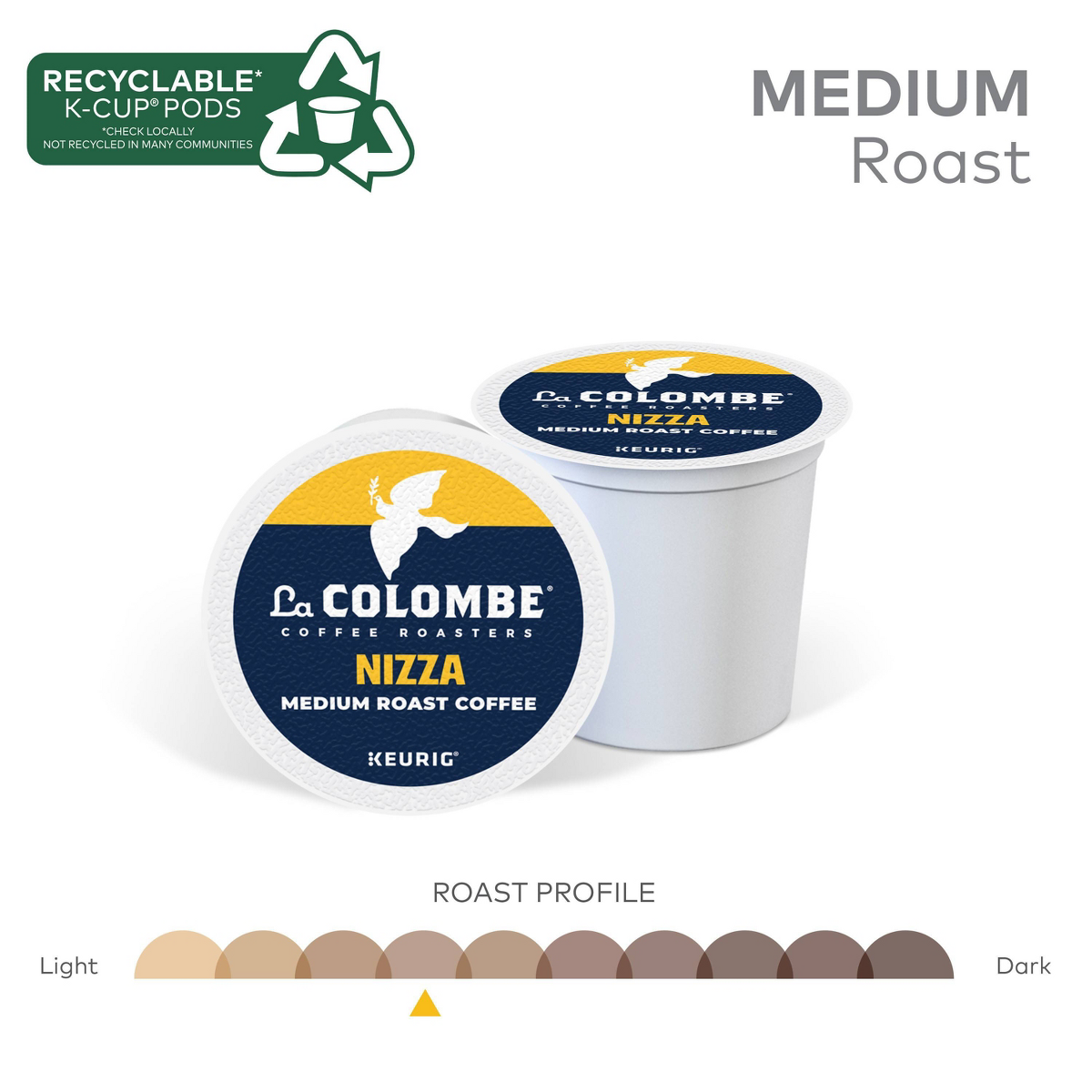 La Colombe Nizza Medium Roast - 20ct/7.9oz
