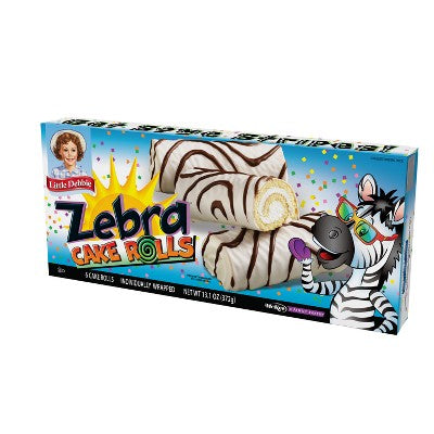 Little Debbie Zebra Cake Rolls 13.10oz/6ct