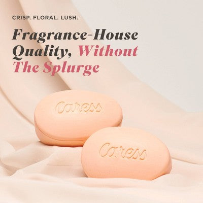 Caress Daily Silk White Peach & Orange Blossom Scent Bar Soap - 8pk - 3.75oz each