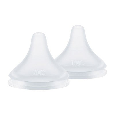 NUK Perfect Match Bottle Nipples - Medium Flow - 2pk