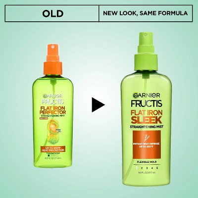 Garnier Fructis Style Sleek & Shine Flat Iron Perfector Flexible Hold Straightening Mist - 6 fl oz