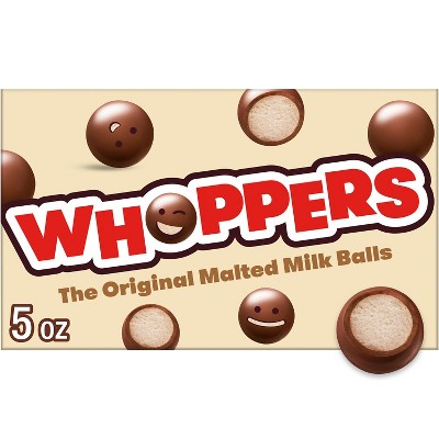 Whoppers Malted Milk Balls Movie Theater Box Candy - 5oz