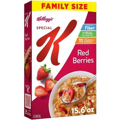 Kellogg's Special K Red Berries Breakfast Cereal - 15.6oz: Low Fat, Cholesterol Free