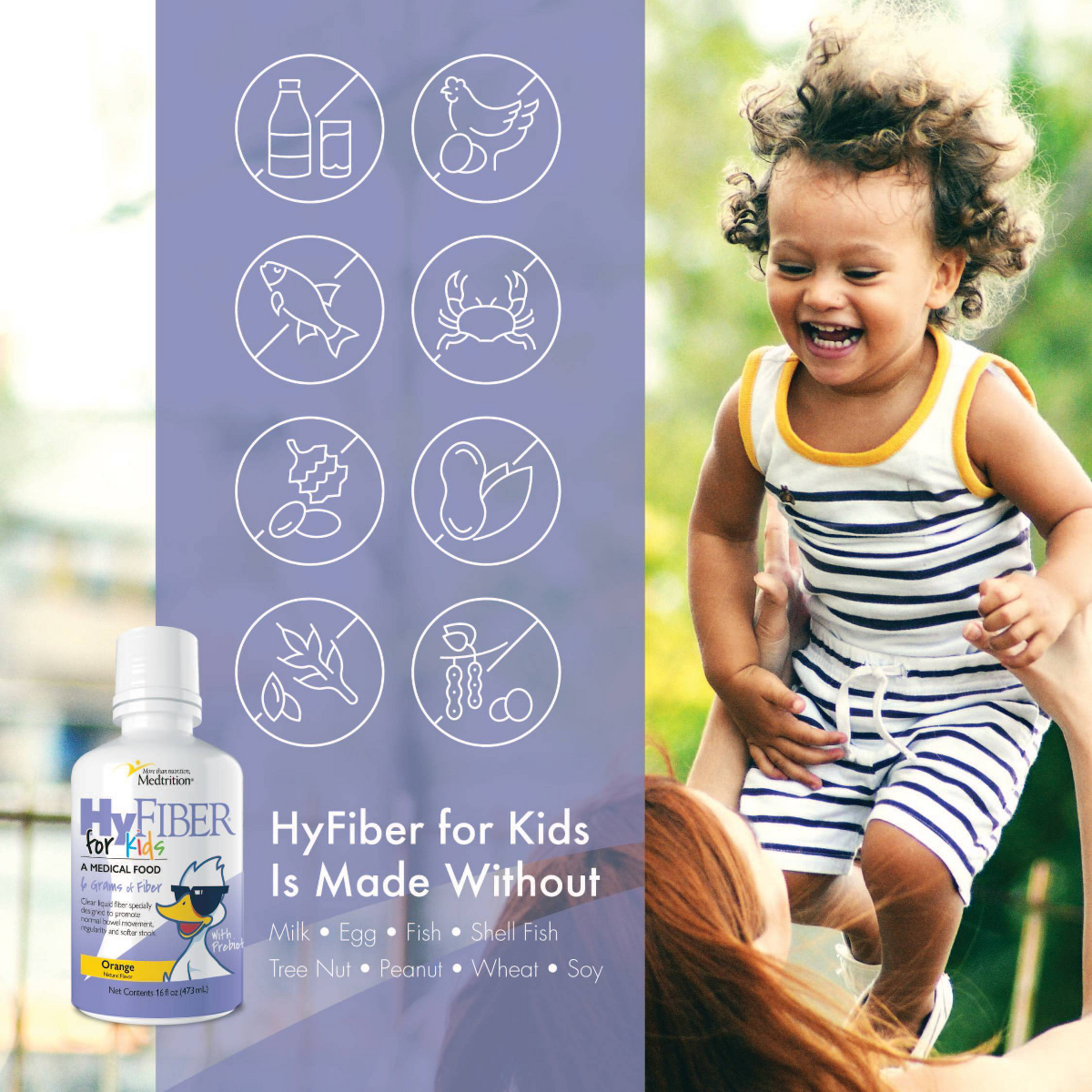 HyFiber for Kids' Liquid Fiber Digestive Treatment - 16 fl oz