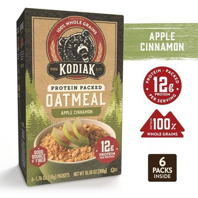 Kodiak Protein-Packed Instant Oatmeal Packets - 6ct