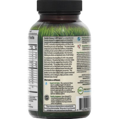 Irwin Naturals Double Potency 5-HTP Extra Dietary Supplement Liquid Softgels - 60ct
