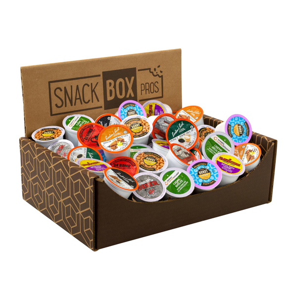 Snack Box Pros Assorted Box Medium Roast Coffee - 40ct