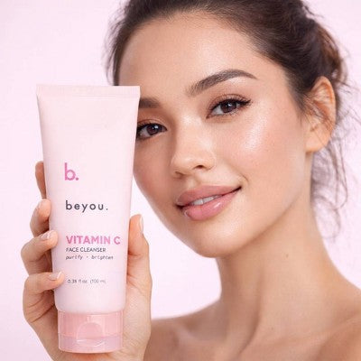 Beyou. Vitamin C Brightening Cleanser - Gentle Daily Face Wash - Made in Korea - 3.38 fl oz