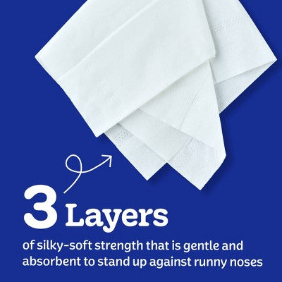 Kleenex Ultra Soft 3-Ply Facial Tissue