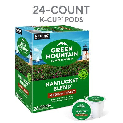 Green Mountain Coffee Nantucket Blend Medium Roast Keurig K-Cup Coffee Pods