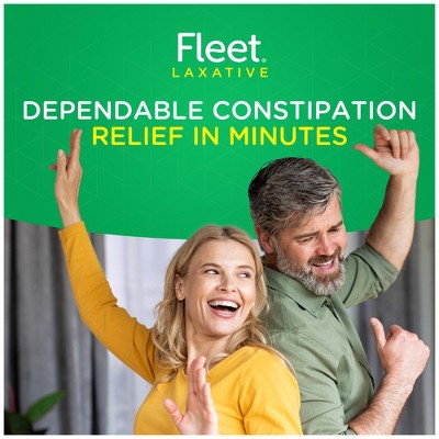 Fleet Laxative Saline Enema for Adult Constipation - 4.5 fl oz/ 4ct
