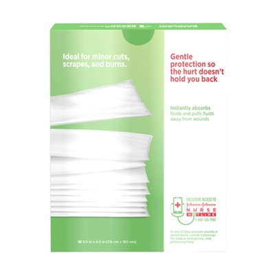 Band-Aid Large Non Stick Pads - 10ct