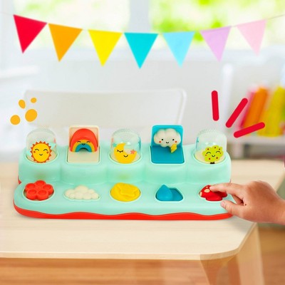 B. toys - Interactive Toy - Pop-Up Buddies: Educational Baby & Toddler Toy for Memory & Fine Motor Skills