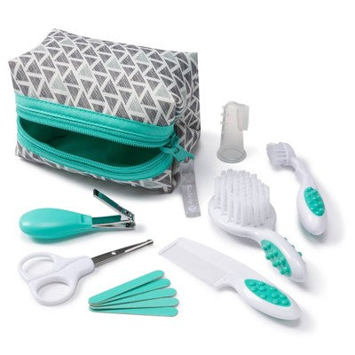 Safety 1st Groom and Go Kit - Neutral: Comb, Nail Clipper, Storage Case, Brush
